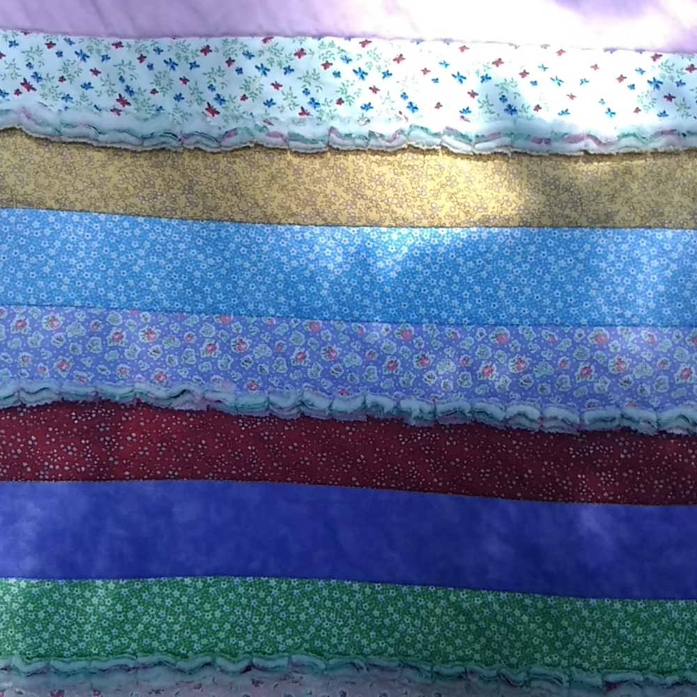 Vintage Rag Quilt - Picture 2 of 3